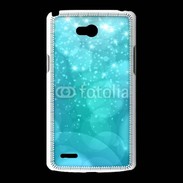 Coque LG L80 Fond bulles bleus