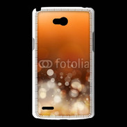 Coque LG L80 Fond bulles ocres