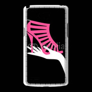 Coque LG L80 Sandale rose soldée