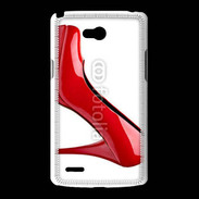 Coque LG L80 Escarpin rouge 2