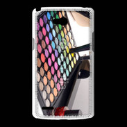 Coque LG L80 Palette maquillage, vernis et escarpins