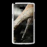 Coque LG L80 Escarpin à strass