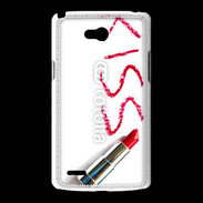 Coque LG L80 Kiss avec rouge à lèvres