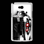 Coque LG L80 Voiture de course noire