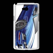 Coque LG L80 Mustang bleue
