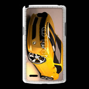 Coque LG L80 Belle voiture jaune et noire