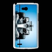 Coque LG L80 Formule 1 sur fond bleu