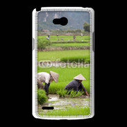 Coque LG L80 Rizière au Vietnam