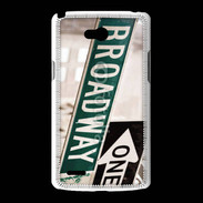 Coque LG L80 Panneau Broadway 5