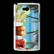 Coque LG L80 Cocktail sur la plage