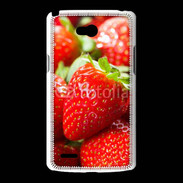 Coque LG L80 Fraises en folie