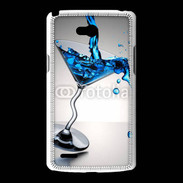 Coque LG L80 Cocktail bleu lagon 5