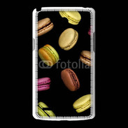 Coque LG L80 Macarons sur fond noir