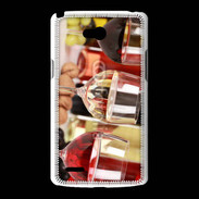 Coque LG L80 Vin blanc rosé et rouge