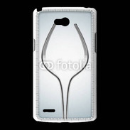 Coque LG L80 Dessin verre à vin