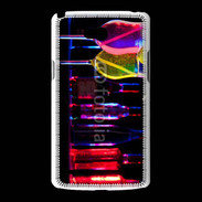 Coque LG L80 Cocktails rose et jaune