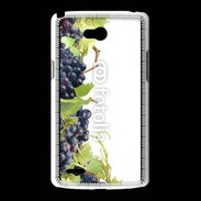 Coque LG L80 Fond raisin