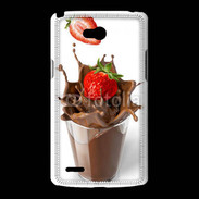 Coque LG L80 Fraise et chocolat