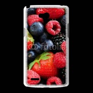 Coque LG L80 fruits rouges