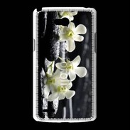 Coque LG L80 Orchidée blanche Zen 11