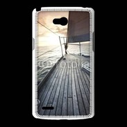 Coque LG L80 Voilier au couché du soleil