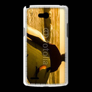 Coque LG L80 Surfer à la tombée de la nuit