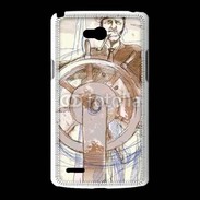 Coque LG L80 Illustration d'un capitaine de bateau