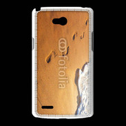 Coque LG L80 Trace de pas sur la plage