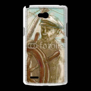 Coque LG L80 Illustration capitaine de navire