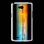 Coque LG L80 Couché de soleil mer