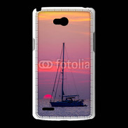 Coque LG L80 Couché de soleil en mer 50