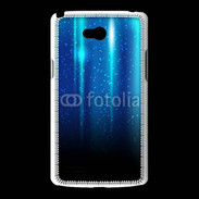Coque LG L80 Rideau bleu à strass