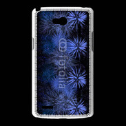 Coque LG L80 Feu d'artifice bleu