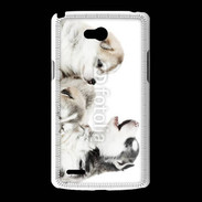 Coque LG L80 Trio de chiots