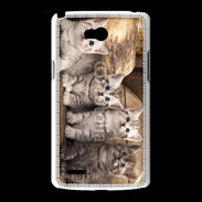 Coque LG L80 Chaton gris 2