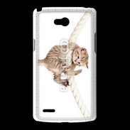 Coque LG L80 Chaton sur une corde