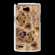 Coque LG L80 Lionceaux