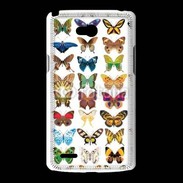 Coque LG L80 Tableau de papillons