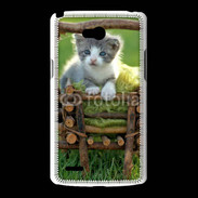 Coque LG L80 Panier de chatton