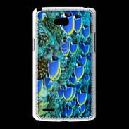 Coque LG L80 Banc de poissons bleus