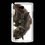 Coque LG L80 Chat noir et blanc