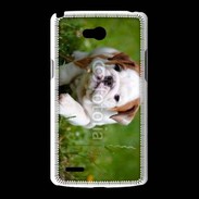Coque LG L80 Chiot bulldog anglais 3