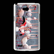 Coque LG L80 flamand rose