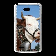 Coque LG L80 Vache de race Abondance Savoie