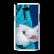 Coque LG L80 Portrait de lapin 5