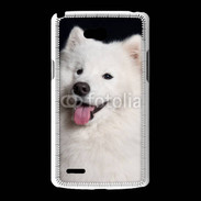 Coque LG L80 Portrait de chien loup 5