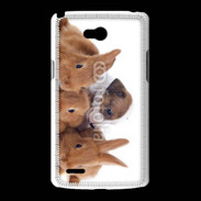 Coque LG L80 Gardien de lapins