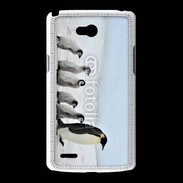 Coque LG L80 Famille de Pingouin Empereur