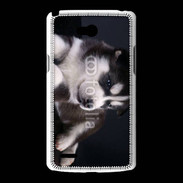 Coque LG L80 Chiot Husky de Sibérie