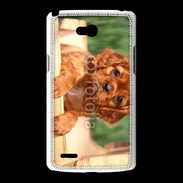 Coque LG L80 Chiot King Charles 2